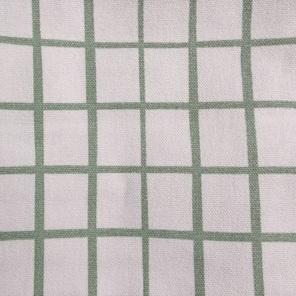 TOTHEMARKET White Green Grid Multi Pocket Hanging Closet Organizer 32.5